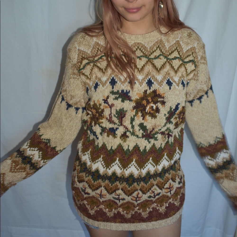 Vintage Ramie Knit Sweater